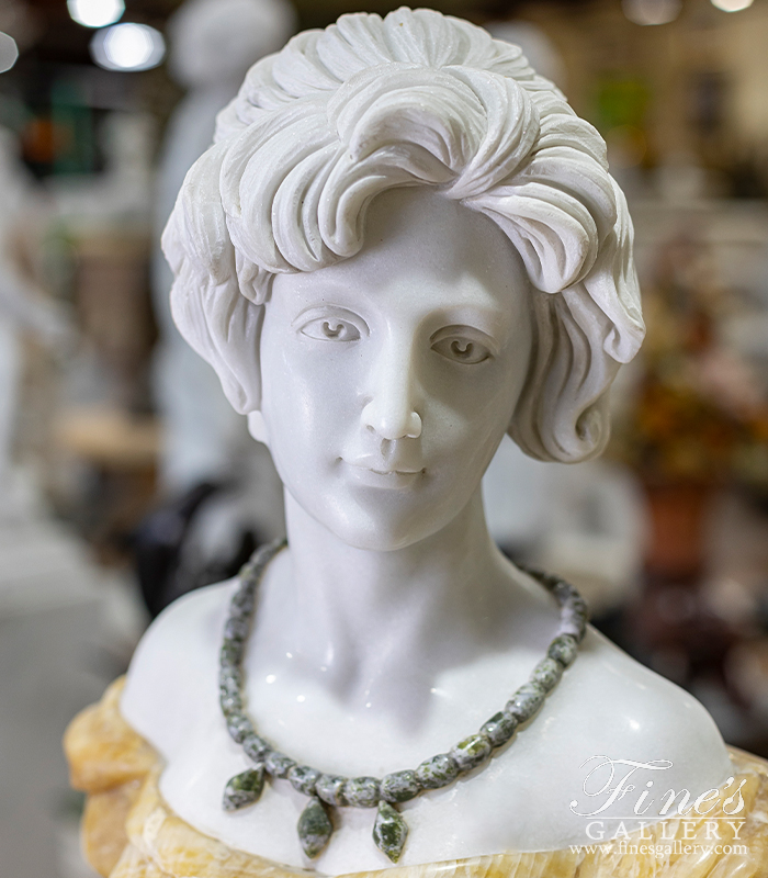 Marble Statues  - Georgian Lady In Marble - MBT-439